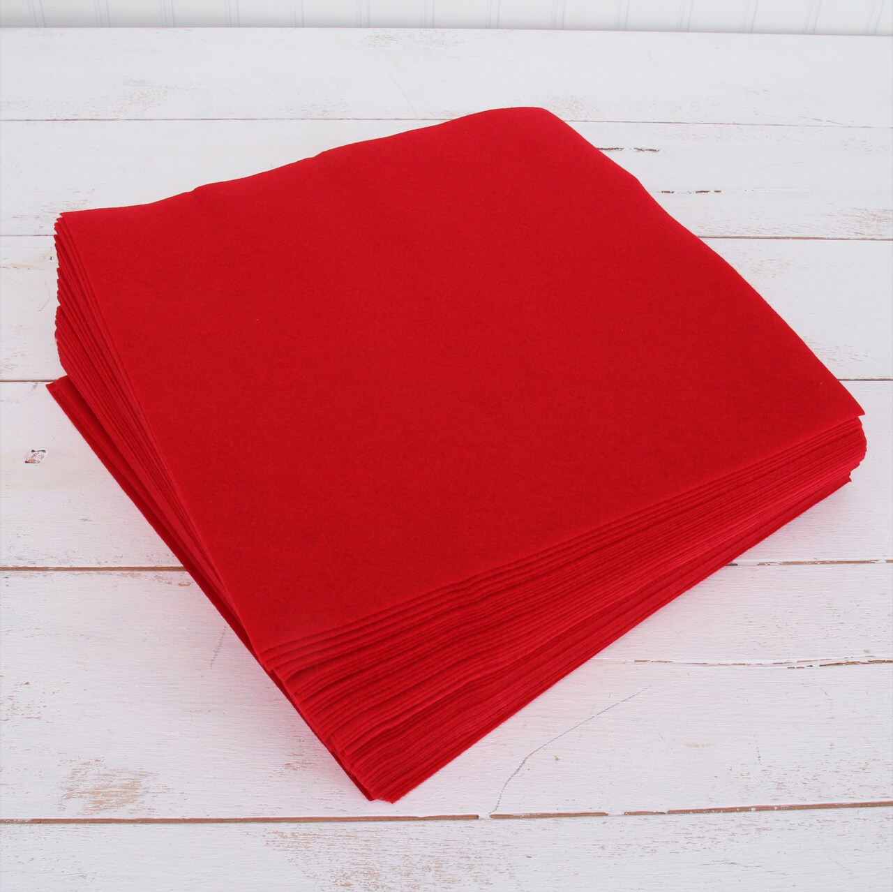 Threadart Premium Felt Sheets - 10 Pack & 50 Pack - 12" x 12" | Soft Wool-Like Feel | 1.2mm Thick for DIY Crafts, Sewing, Crafting Projects | Compatible with Cricut Maker